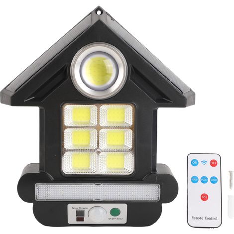 Lampe Solaire Murale Toivize Maison ABS 19x21cm Détecteur Mouvement LED COB Télécommande Batterie Intégrée Extérieur Jardin (1/5)