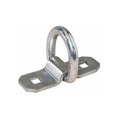 2 anneaux d'amarrage type D, en acier inoxydable résistant à la corrosion, pour fixation sécurisée de charges, cordes et sandows (1/5)