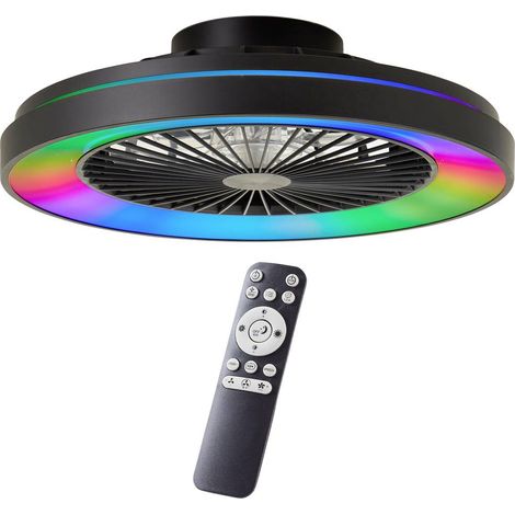[GEBRAUCHT] B-Ware Mazzaro Deckenleuchte Lampe Led Ventilator Rgb Kunststoff Wohnzimmer Beleucht599