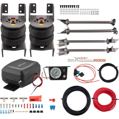 4 Link Suspension + 5000LBS Luftbalg Hinten + Kompressor Controller Kit For LKW (1/5)