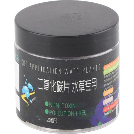 Pastilles CO2 pour Aquarium Plantes Aquatiques – Diffuseur de Dioxyde de Carbone, 7 cm, 1 Flacon