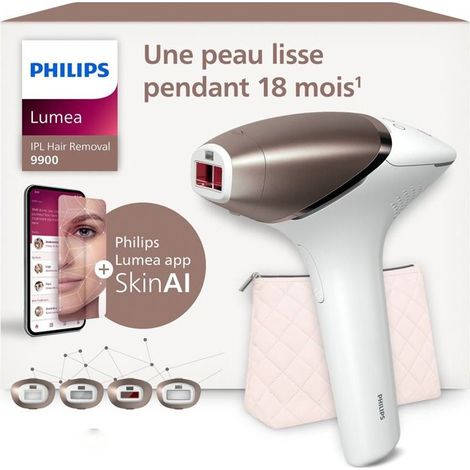 Apparecchio per epilazione IPL Philips Lumea Series 9900 BRI951/01 performante
