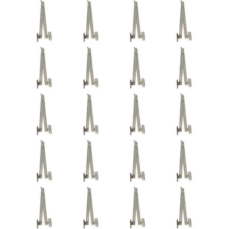 20X Support de charnière de support de porte de meuble, d'armoire ou de bureau pliable QAQ (1/5)