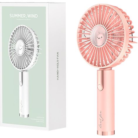 Ventilateur Portable - Batterie 4500 mAh - Rechargeable Par USB - Design Compact et Léger - Pour Voyage Bureau ou Extérieur - 1 Pièce (1/5)