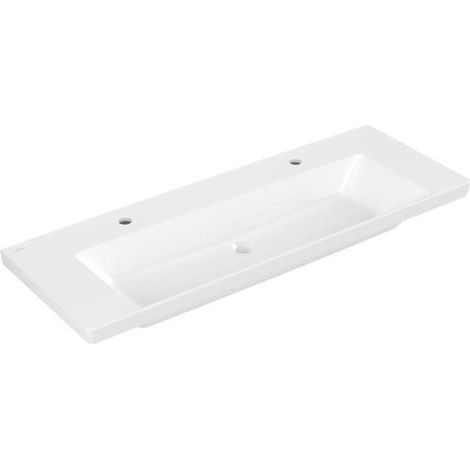 Villeroy & Boch Subway 3.0 Schrankwaschtisch, 2 Hahnlöcher, ohne (1/5)