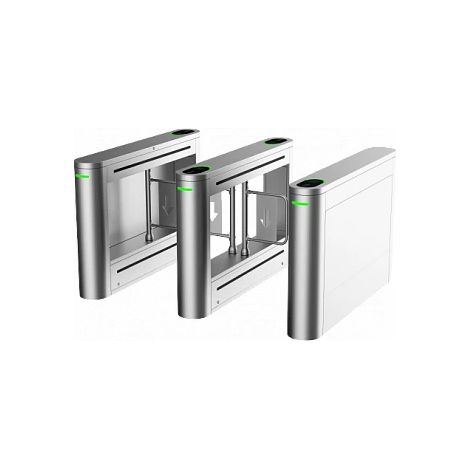 ASGB810Y-L - Módulo de torniquete externo con motor izquierdo y barrera derecha, 1 lector