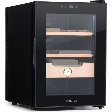 Klarstein Klarstein El Presidente 37 Humidor de puros 37L 2 cajones y 1 compartimento de madera de cedro (1/5)