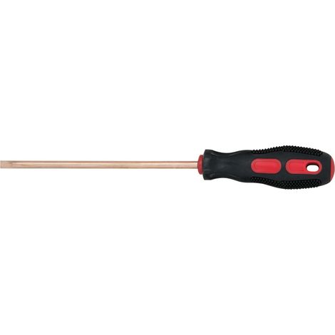 KS Tools BERYLLIUMplus Schraubendreher, 6,5 mm parallele Klinge, Schlitz