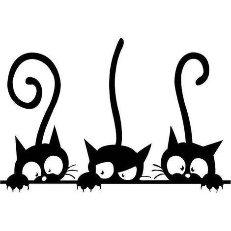 1 pièce de papier peint Chats