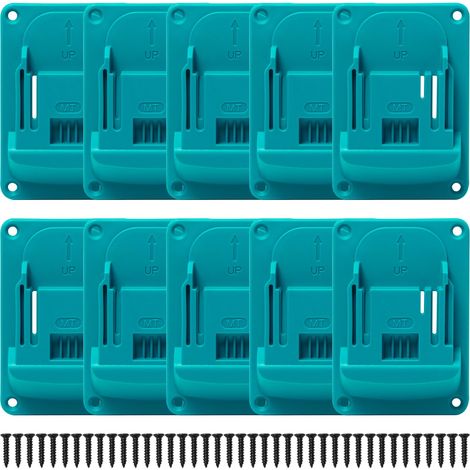 10Pièces Support Outils Mural pour Outils Electriques 18V (1/5)