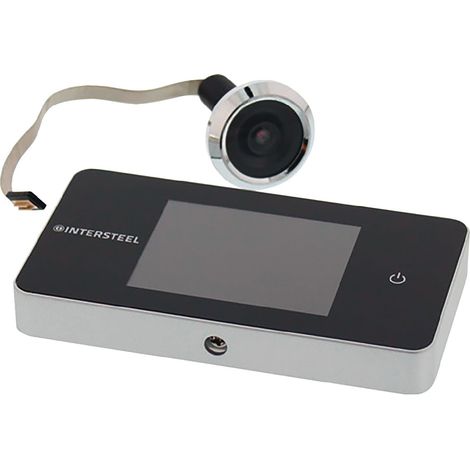 INTERSTEEL Digitaler Türspion Basic Ku.silber 100Grad 38 mm/110mm - 99405504