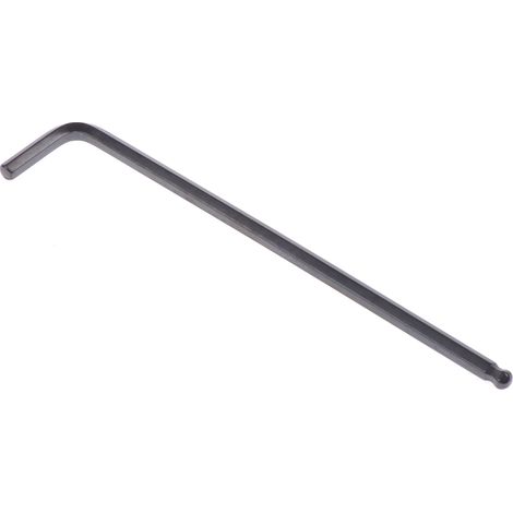 Clé Allen en L RS PRO 6mm Métrique Tête sphérique, Bras Long ( Prix pour 1 )