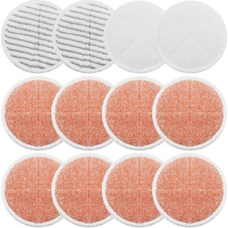 Ersatzpadset für Bissell Spinwave 2039A und 2124 Wischmopps: 8 robuste Pads, 2 weiche Pads und 2 Reinigungspads. (1/5)