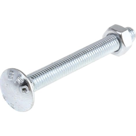Boulon Acier, , Zingage brillant, M8 x 75mm ( Prix pour Sachet de 50 ) (1/2)
