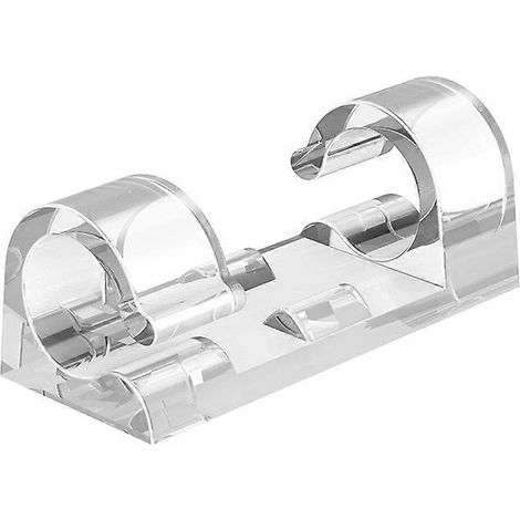 Confezione da 70 clip per cavi autoadesive, fermacavi autoadesivi, organizer per cavi per TV/PC/ufficio CJY-AquaForge (1/5)