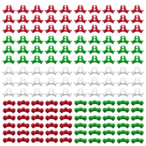 Pinces de tuteurage, 150 pièces, clips LST, clips de palissage à faible contrainte à 90 degrés pour courber les tiges des plantes et modifier leur direction de croissance (2 tailles) (1/4)