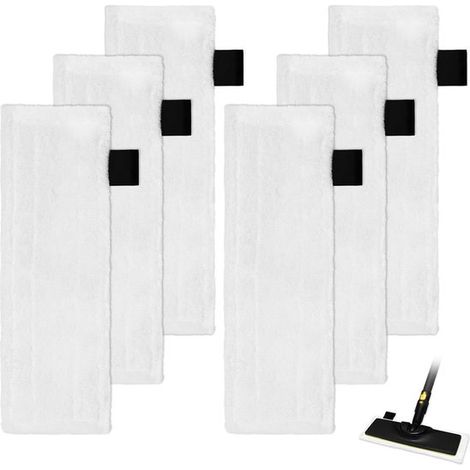 Accessoires pour nettoyeurs vapeur - Housse en - 6 pièces compatibles avec Kärcher Nettoyeur vapeur SC 1, SC 2, SC 3, SC 4, SC 5 SI 4 EasyFix (1/5)