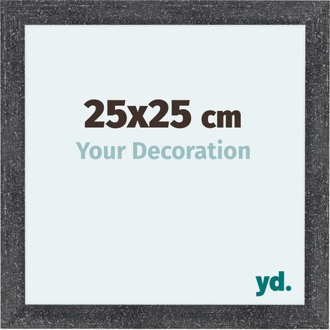 yd. - Cadre photo 25x25 - Gris Patine - MDF - Como (1/5)