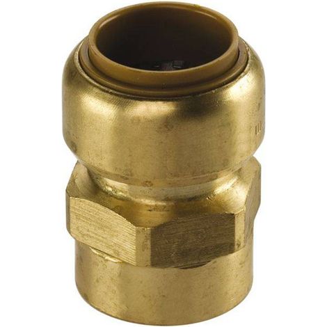 Kupfer Steckfitting Tectite Übergang Innengewinde 12 mm - 1/2" DVGW