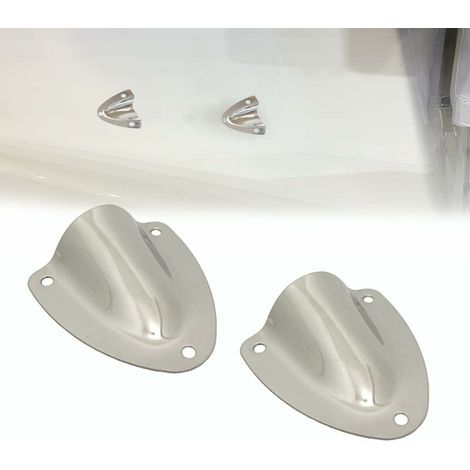 Couvercle de ventilation en fil d'acier inoxydable pour bateau de mer, 2pcs (1/5)