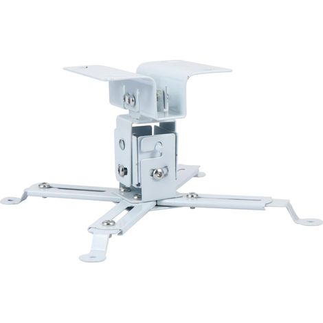 Support Projecteur - Montage Mur Ou Plafond - Bras Réglable 15 Cm - Sans Tube - Fixation Aspiration (1/5)