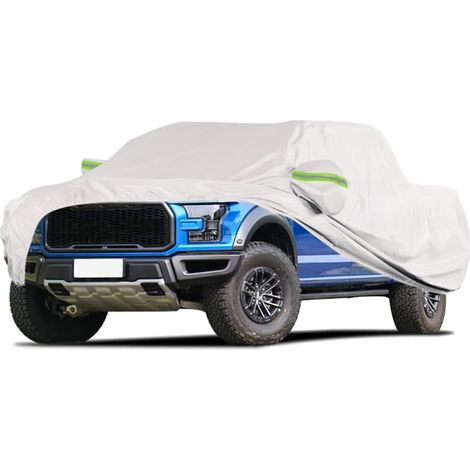 Car Cover Pickup, Fabric for Ranger Hilux Tacoma Navara and More, 5.4 x 2 m Pick-Up Cover, 210T, Full Car Cover, Waterproof Indoor and Outdoor Tarpaulin (1/5)