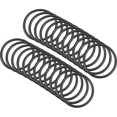 32x27x2,5mm Nitrile Caoutchouc Joints Toriques 25 Pièce Rond Noir (1/5)