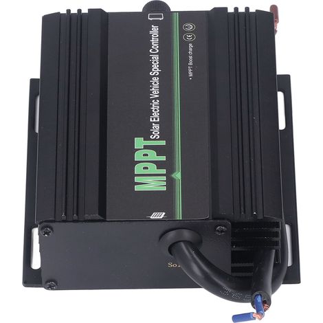 Contrôleur de charge solaire JNEVS pour véhicules électriques, régulateur MPPT à tension réglable avec indicateur d'état LED (1/5)
