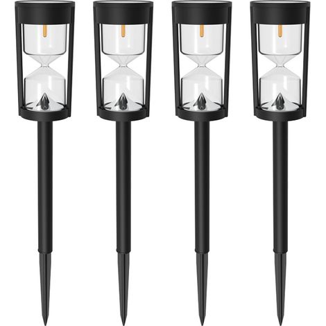 Luces solares LED impermeables para césped, terraza y jardín, resistentes al agua y decorativas. (1/5)