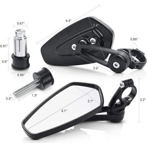 InversantRétroviseur De Moto,7/8\