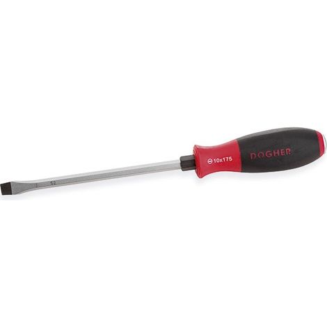 S2 Durchgangsschraubendreher, flaches Maul, 5,5x100 mm  DOGHER 375-055-100