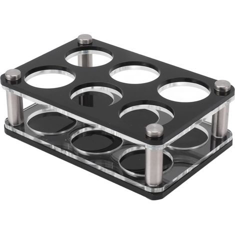 Acrylic Wine Bottle Display Stand with 38mm Hole, Space-Saving, Stable Storage Display for Countertop Use (1/5)