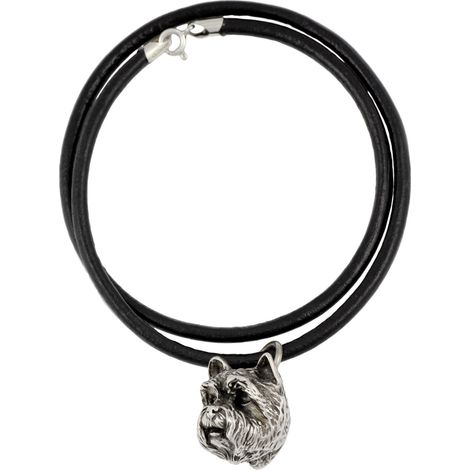West Highland White Terrier, Westie I - collar para perro, colgante bañado en plata para amantes de los perros, joyería única de Art-Dog (1/5)