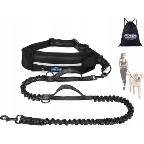 RIÑONERA PARA CORRER CON UN PERRO Cuerda elástica de tracción