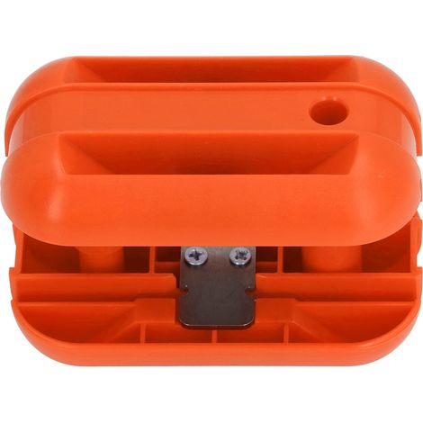 Machine à affleurer les chants, outil de finition manuel pour le travail du bois, lame en acier au carbone, orange (1/5)