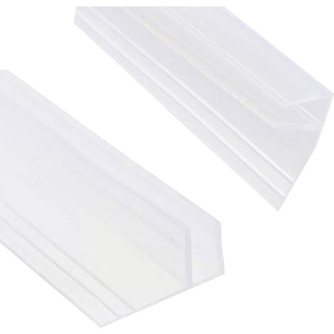 200cm Joint de Douche en Forme de F, Joint de Douche pour Portes en Verre, Joint de Rechange en Caoutchouc pour Porte de Douche en Verre, Joint de Douche Hydrofuge ou Joint de Cabine de Douche (1/5)