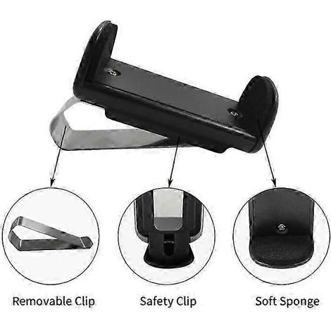 Support de fixation pour pare-soleil de voiture, télécommande de porte de garage universelle, support de fixation pour clé de voiture, accessoires auto (1/5)