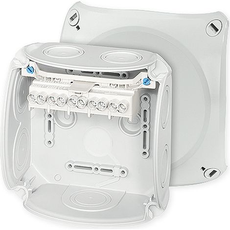 HENSEL Boîte de dérivation DK 0606 G, 130x130x77 mm, gris