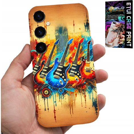 Étui pour Samsung Galaxy M55 5G - guitare électrique, rock and roll, métal (1/5)