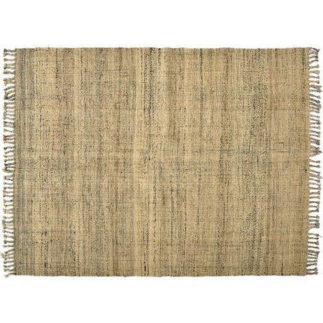 ALFOMBRA YUTE TARTÁN NATURAL 160X230CM (1/2)