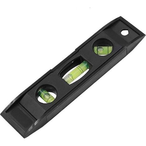 Niveau Compact, outil de mesure de bulle de niveau magnétique à 3 niveaux outil de mesure de niveau ABS et acrylique (1/4)