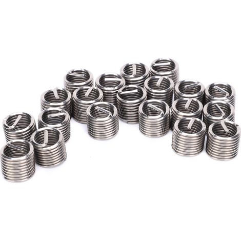Lot de 20 inserts filetés mâles et femelles réducteurs pour écrous, outil de réparation, fixation en acier inoxydable M14x21,5D (1/5)