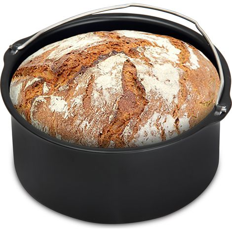 Deuba – Moule de cuisson 1,2L pour friteuse électrique – Revêtement anti-adhésif – Diamètre 17 cm – Hauteur 7,5 cm – Capacité 1,2L