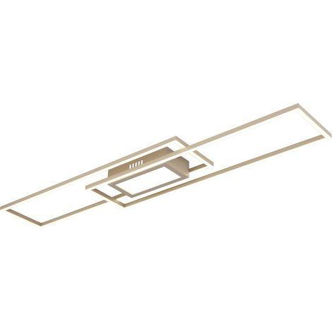 Lampe de plafond allongée Saunders brun sable - 48468-42S (1/3)