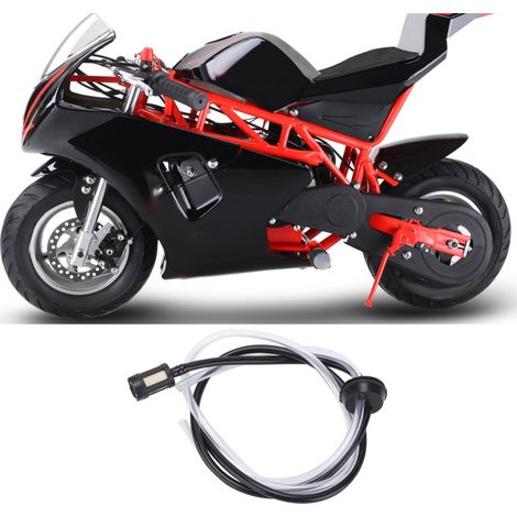 Tuyau à carburant 24 pouces pour moteur 33CC 43CC 49CC - Pièce de rechange pour mini moto