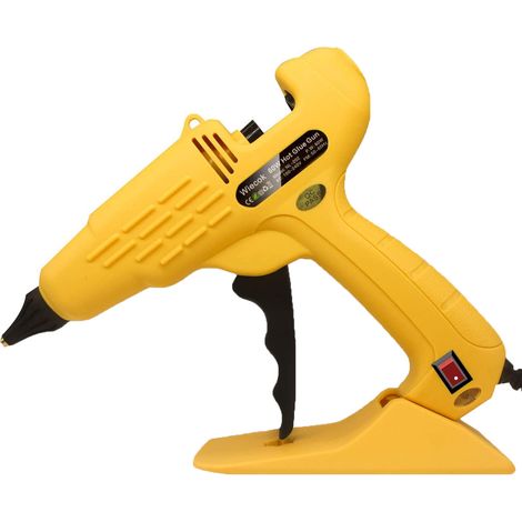 Heißklebepistole, 60-Watt-Elektro-Heißklebepistole mit 10 KlebesticksDIY-Anti-Tropf-Ein/Aus-Taste (1/5)