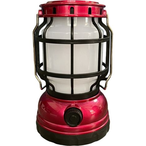 Rote Solar-Zeltlampe – Wasserdichte Überlebenslampe  Campinglampe, USB-wiederaufladbare Campinglampe, Außenleuchte, Solarlampe, geeignet für Camping, Wandern, Fahrzeugpannen usw.