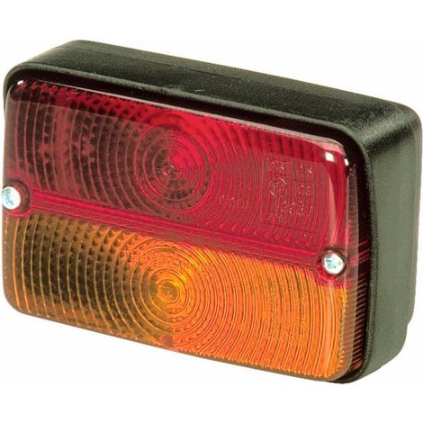Feu arrière droite gauche 3 fonctions 120x80 mm