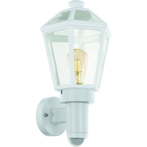 Lampe murale blanche Monselice avec capteur - 79288