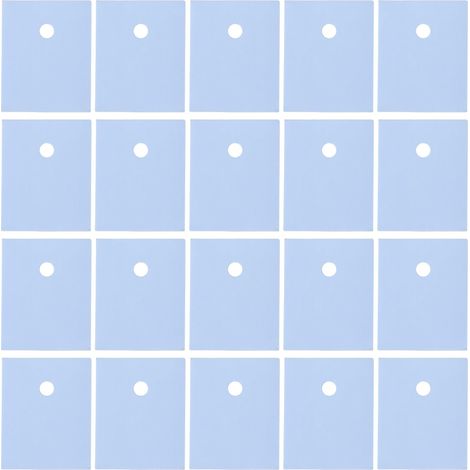 Lot de 100 Tampons Isolants en Silicone 20 X 25 Mm pour Transistors TO-3P Et TO-247 Isolation électrique Protection du Dissipateur Thermique (1/5)